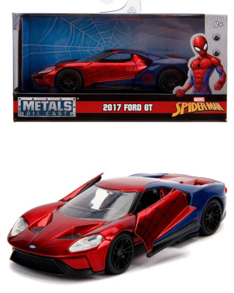 1:32 AUTO MARVEL FORD GT SPIDERMAN — immagine 1