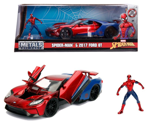 1:24 AUTO MARVEL SPIDERMAN 2017 FORD GT