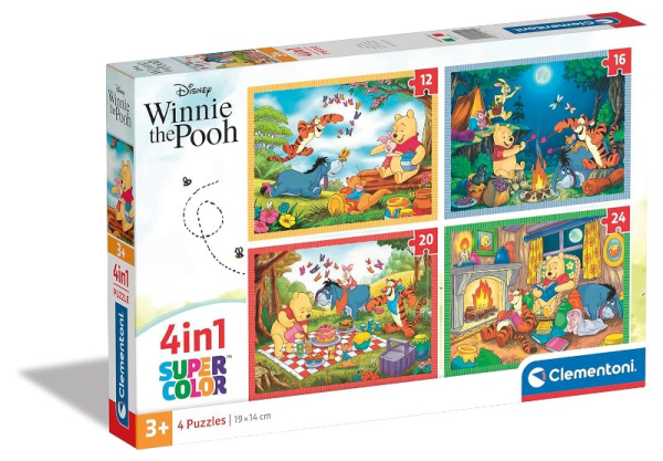 PUZZLE 4 IN 1 WINNIE THE POOH