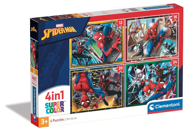 PUZZLE 4IN1 SPIDERMAN — immagine 1
