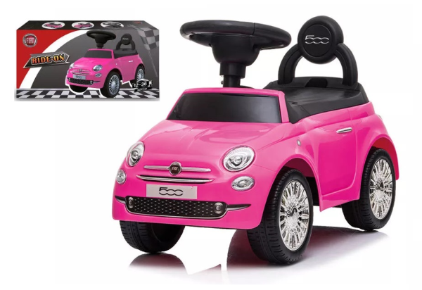 PRIMIPASSI RIDE ON FIAT 500 ROSA