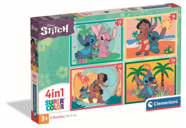 PUZZLE 4IN1 STITCH 2025 — immagine 1