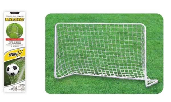 PORTA CALCIO BASIC METALLO CM.180X122X60 — immagine 1