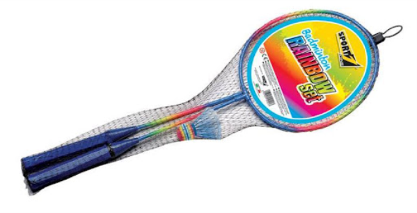RACCHETTE SET BADMINTON RAINBOW — immagine 1