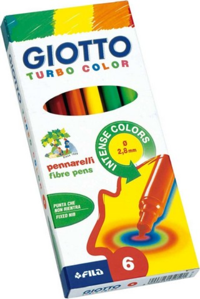 AST. PENNARELLI 6 GIOTTO TURBO COLOR — immagine 1