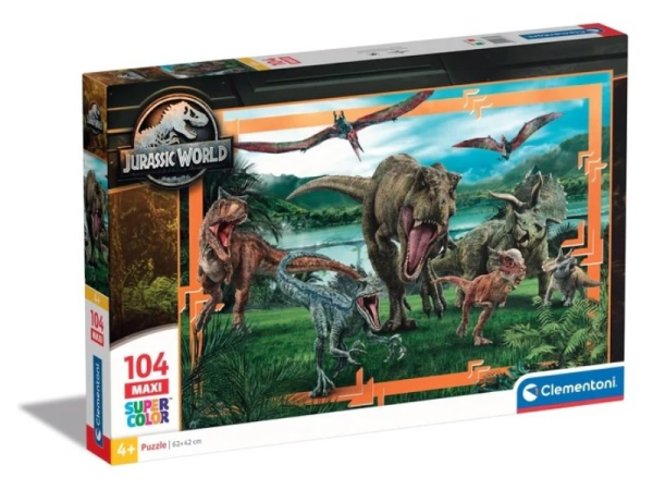 PUZZLE 104 MAXI JURASSIC WORLD — immagine 1