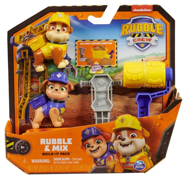 PAW PATROL RUBBLE PERSONAGGIO 2 PACK — immagine 1