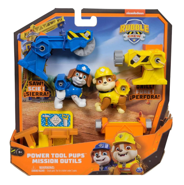 PAW PATROL RUBBLE VEICOLO 2 PACK — immagine 1