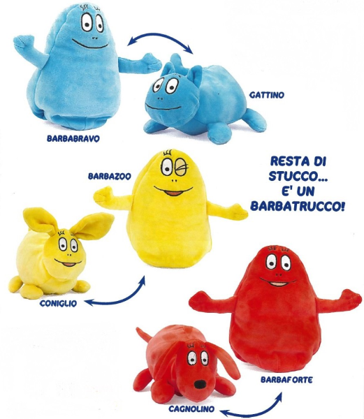 BARBAPAPA. PELUCHE TRASFORMABILE ASS — immagine 1