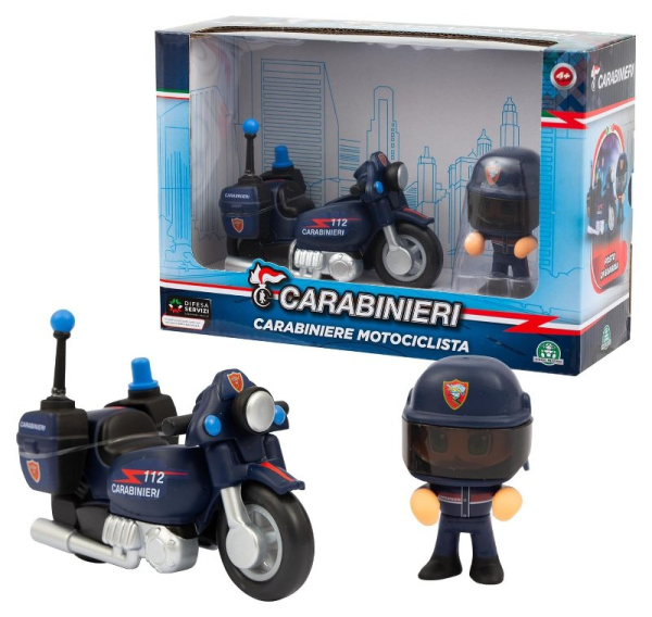 CARABINIERI MOTO CON PERSONAGGIO — immagine 1