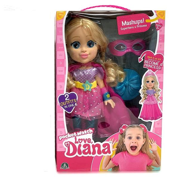 BAMBOLA L DIANA CM.33 PRINCESS MASHUP