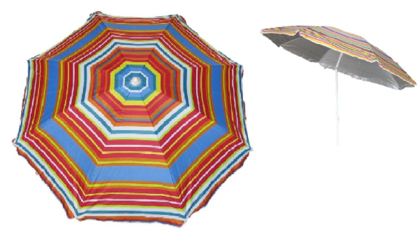 OMBRELLONE 180X8cm palo 25mm IN AC