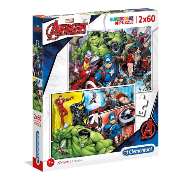 PUZZLE 2X60 CLEMENTONI