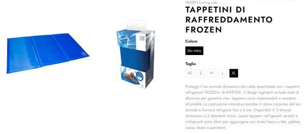 FROZEN XL 110X70CM TAPPETINO RINFRESCANTE