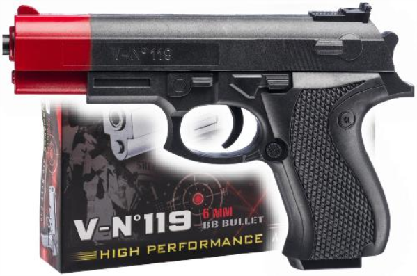 PISTOLA GIOCATTOLO AIR SOFT CAL.6 MM 119 — immagine 1