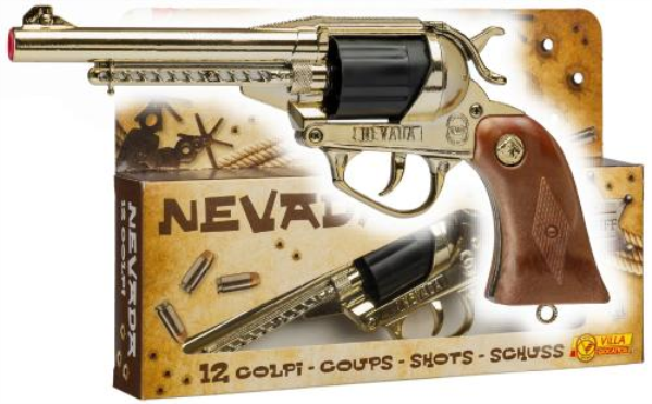 PISTOLA GIOCATTOLO NEVADA ORO 12C.