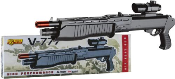 FUCILE GIOCATTOLO AIR SOFT V-777 CAL.6mm. — immagine 1