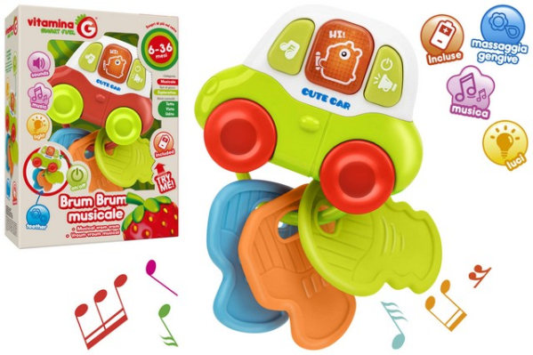 MACCHININA MUSICALE C/CHIAVI/L/S/MUSICHE TRYME