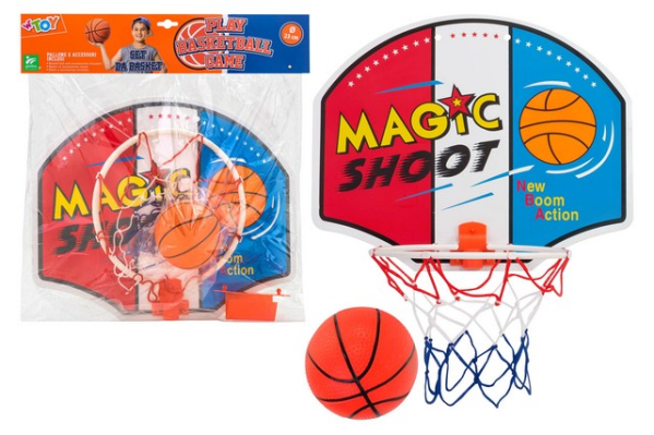 BASKET 23CM. C/PALLA E TABELLONE — immagine 1