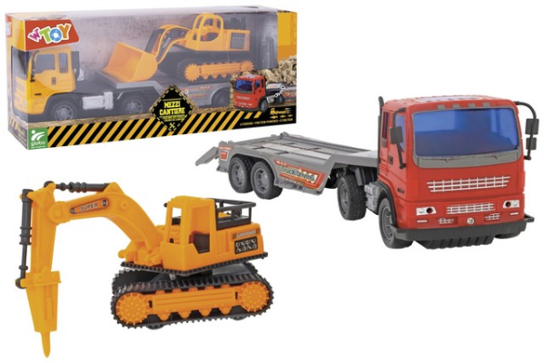 CAMION PORTAUTO C/RUSPA-ESCAVATORE 2ASS — immagine 1