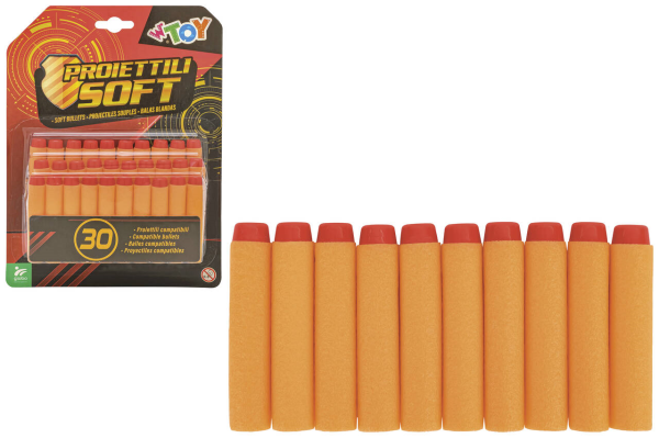PROIETTILI SOFFICI 30PZ BLISTER — immagine 1