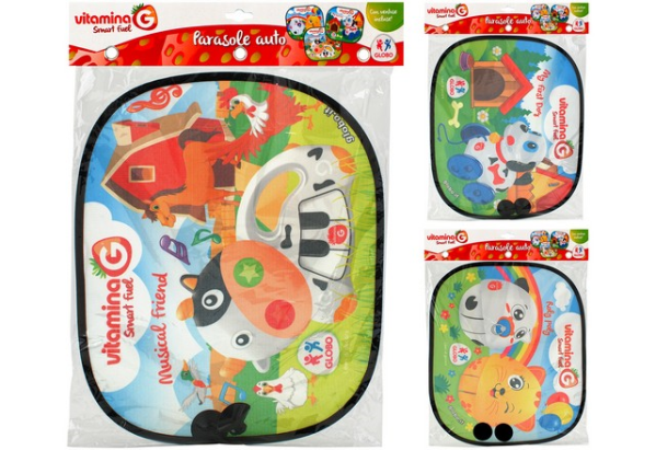 PARASOLE BABY PER AUTO 44X36 CM. — immagine 1
