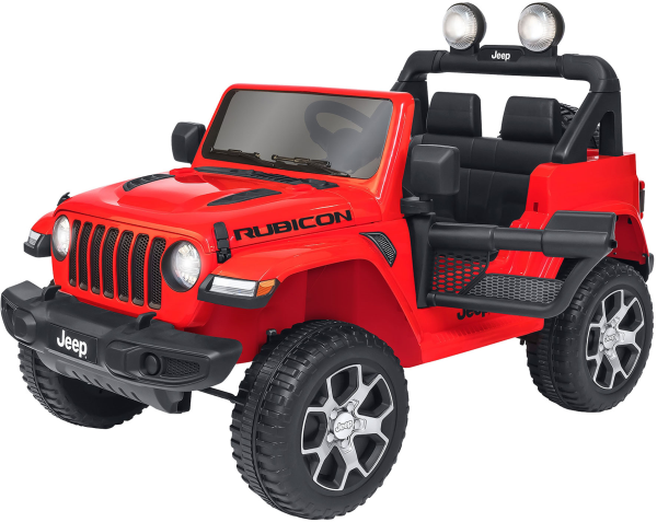 AUTO ELETTRICA JEEP WRANGLER RUBICON ROSSA 12V