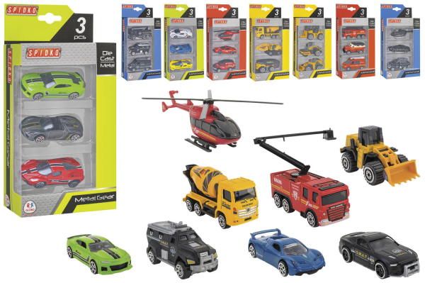 AUTO DIE CAST 3PZ SCALA 1:58 8ASS — immagine 1
