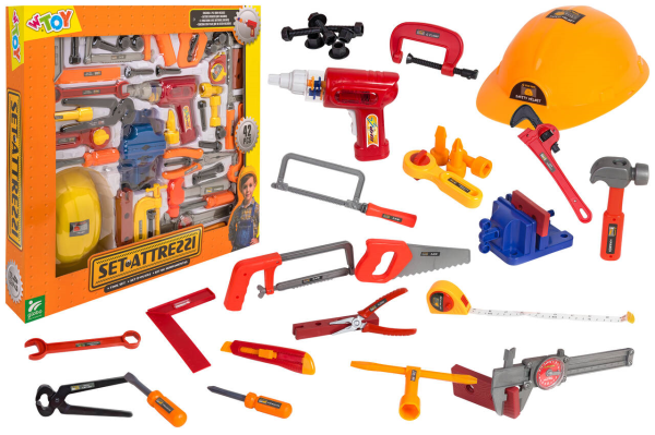 ATTREZZI SET CON TRAPANO 42PZ. — immagine 1
