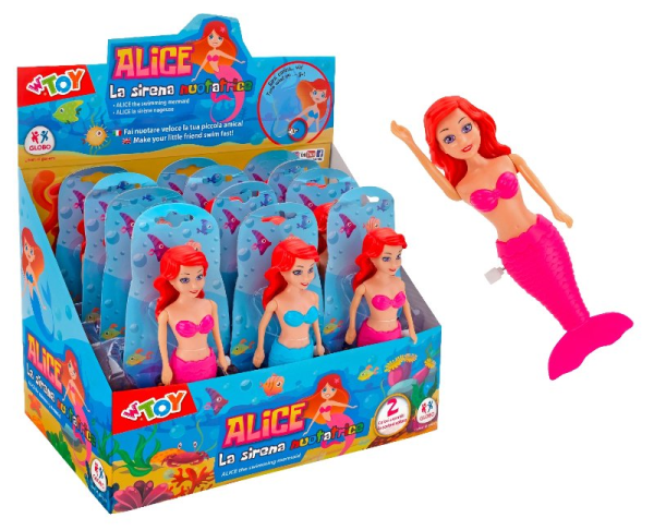 SIRENA A MOLLA 18cm col.ass.