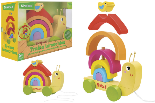 LEGNO LUMACA TRAINABILE — immagine 1