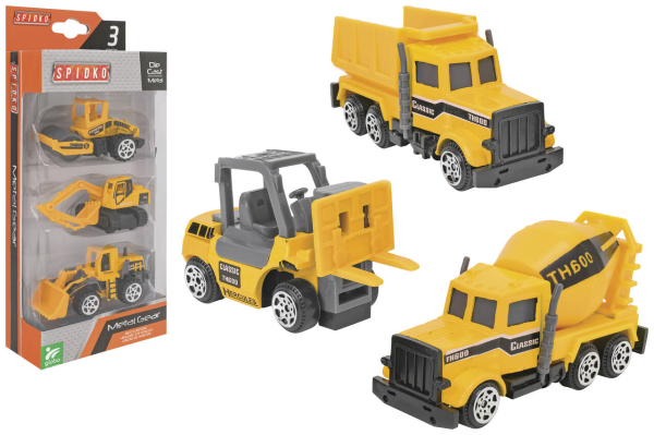 MEZZI CANTIERE DIE CAST RUOTA LIBERA 3PZ