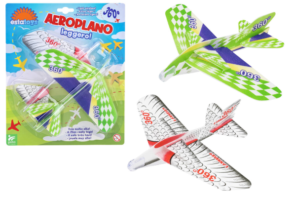 AEROPLANO DI POLISTIROLO 18,5 CM — immagine 1