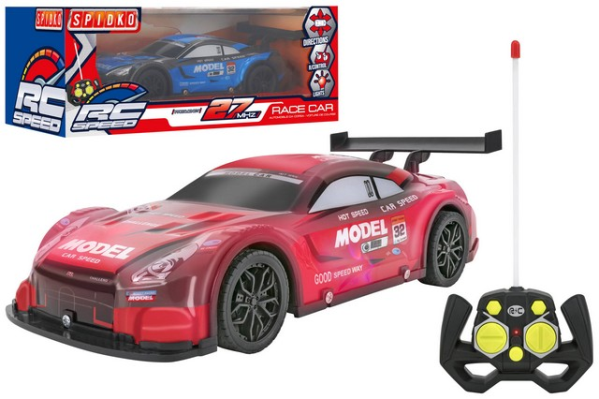 R/C AUTO DA CORSA 1:16 27Mhz 7F LUCI 2 COL