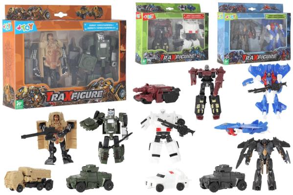 ROBOT Traxfigure Veicolo Militare 2pz — immagine 1