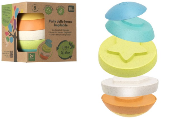 PALLA ASSEMBLABILE 12CM 6PZ BIOPLASTICA — immagine 1