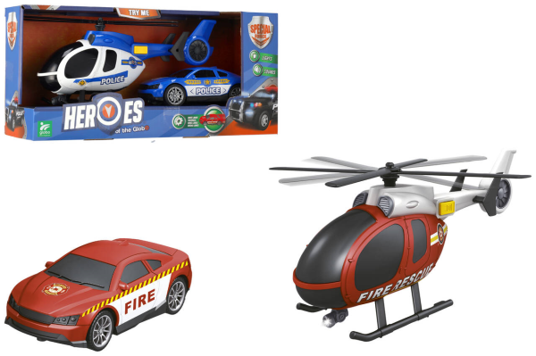 ELICOTTERO SOCCORSO TRY ME C/AUTO 2 ASS — immagine 1