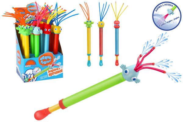 TUBO ACQUA C/ ANIMALE C/CAPELLI Cm.35 (12)