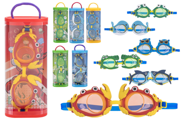 OCCHIALINI DA NUOTO BAMBINO ANIMALI ASS. — immagine 1