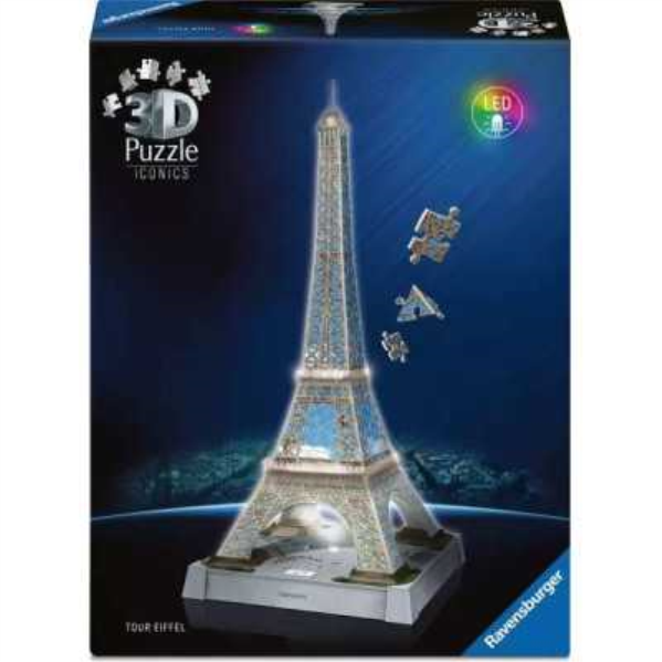 3D LA TORRE EIFFE PUZZLE ICONICS — immagine 1