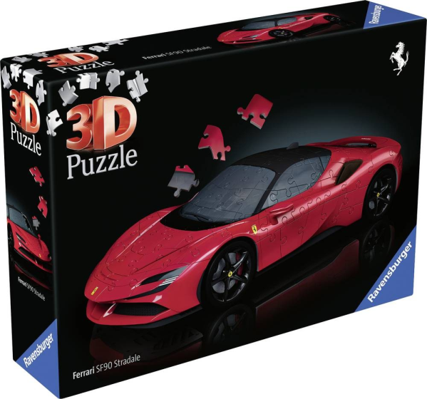 3D FERRARI SF90 STRADALE PUZZLE ICONICS — immagine 1