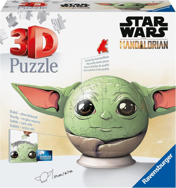 PUZZLE 3D STAR WARS MANDALORIAN GROGU — immagine 1