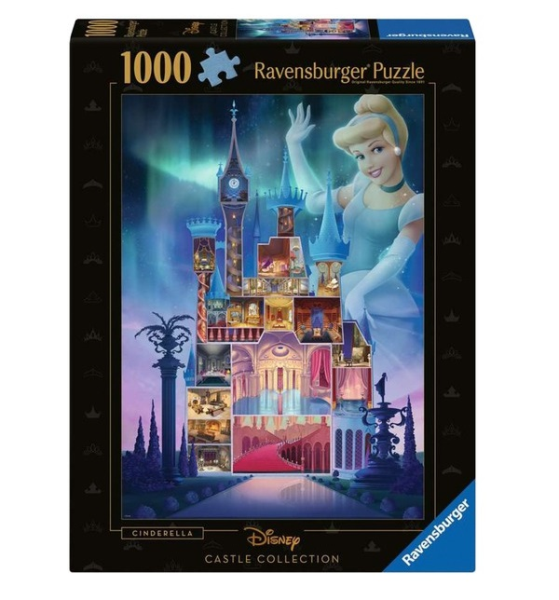 Puzzle 1000 pezzi: Cenerentola - Disney Castles — immagine 1