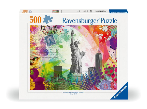 Puzzle 500 pezzi: Cartolina di New York — immagine 1