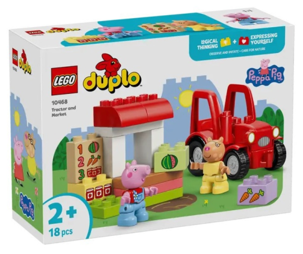 LEGO 10468 TRATTORE E MERCATO — immagine 1