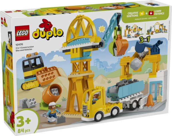 LEGO 10476 Cantiere e veicoli 3 in 1 — immagine 1