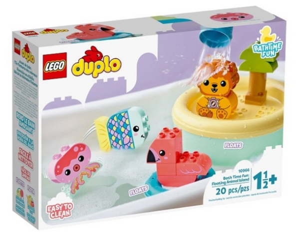 LEGO 10966 Ora del bagnetto: Isola degli animali galleggiante — immagine 1