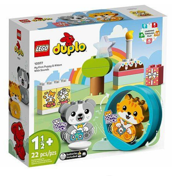 LEGO 10977 Il mio primo cagnolino e gattino con suoni — immagine 1