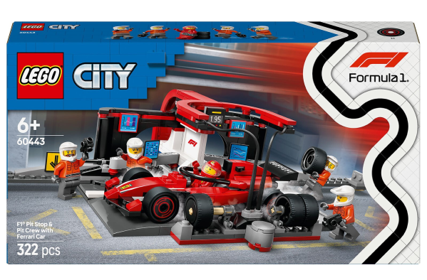 LEGO 60443 F1 PIT STOP FERRARI — immagine 1