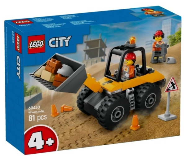 LEGO 60450 Pala gommata gialla — immagine 1